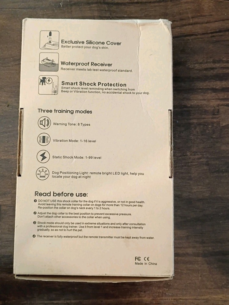 Dog Training Collar NO Receiver Just Control And Cable