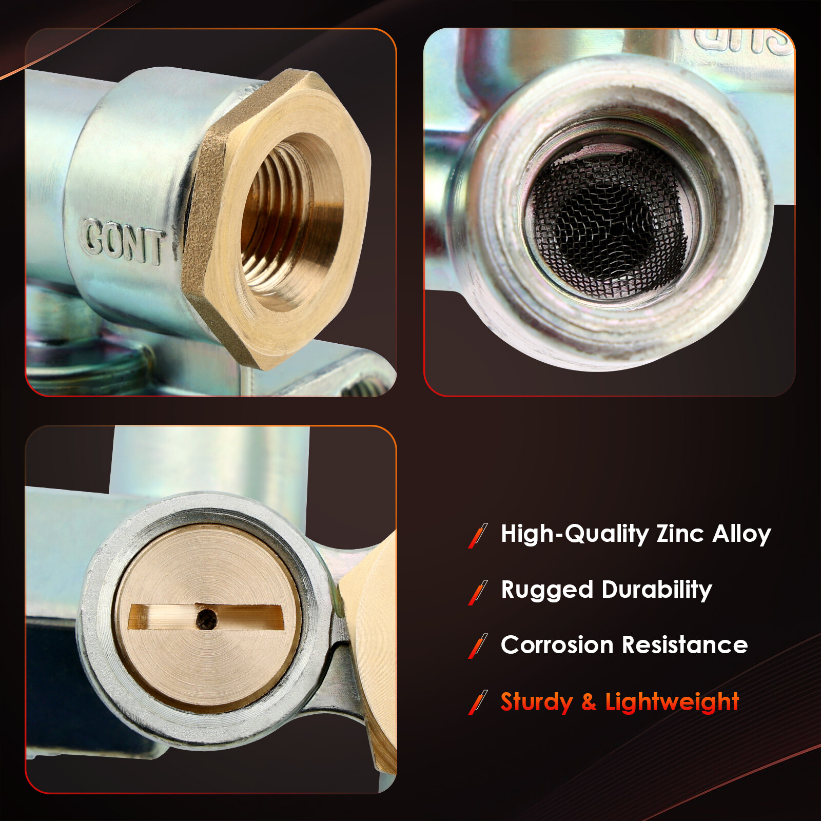 Trailer Spring Parking Brake Control Valve Replaces Sealco 110500 110500X 065438