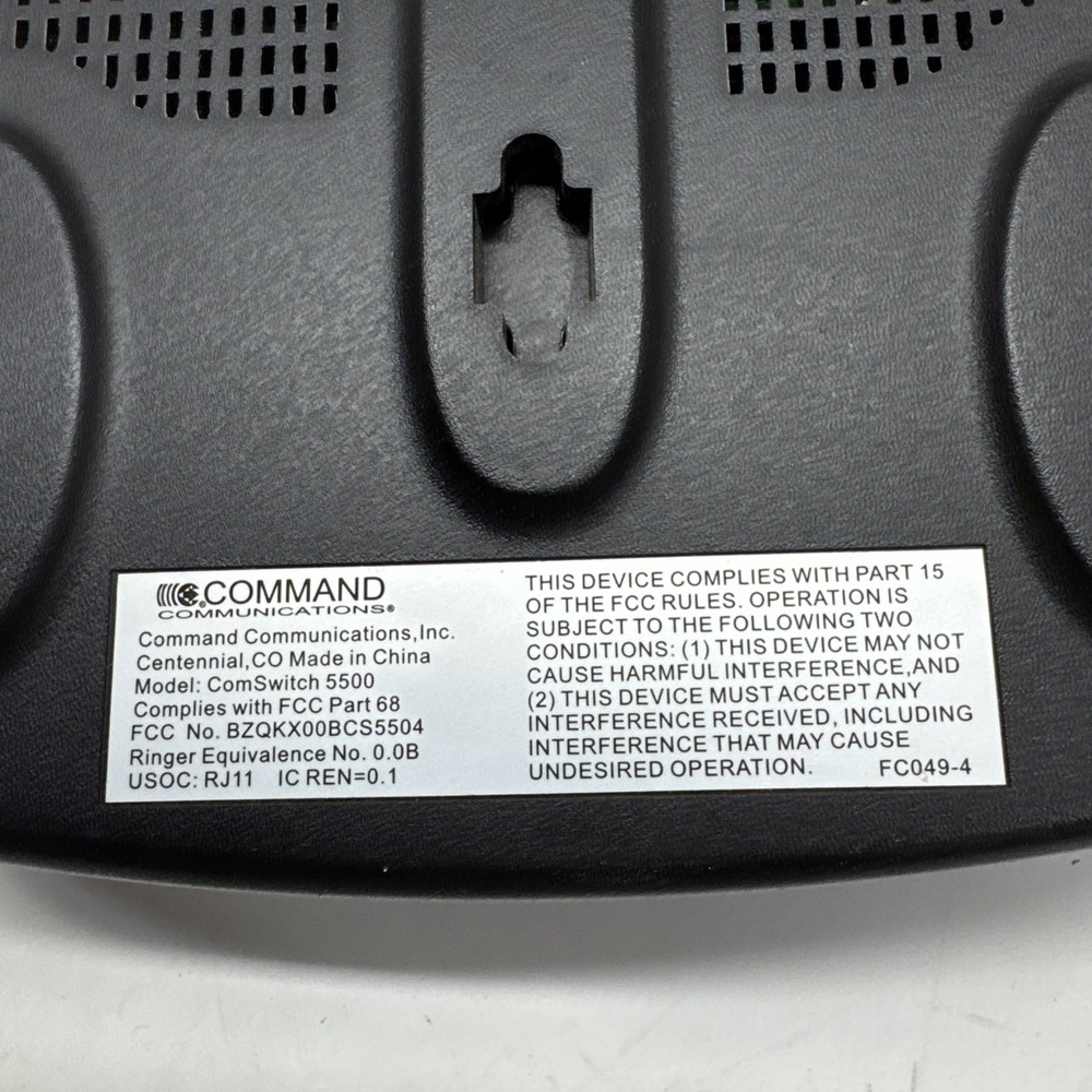 Command ComSwitch 5500 Command Communications - Tested And Working