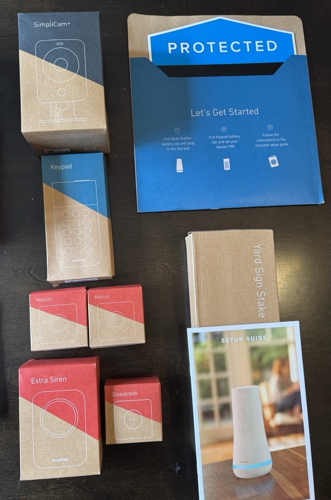SimpliSafe Wireless Home Security System 16 pieces