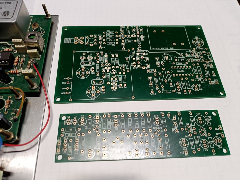 Eccitatore SSB 9mhz Con Modulatore Bf Set Circuiti Stampati. Per Trasmettitore