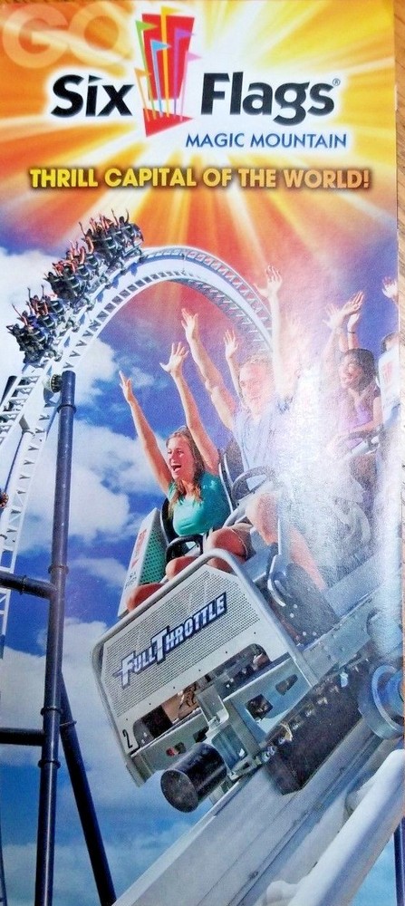 Park Brochure: Six Flags Magic Mountain 2014 - Valencia, CA