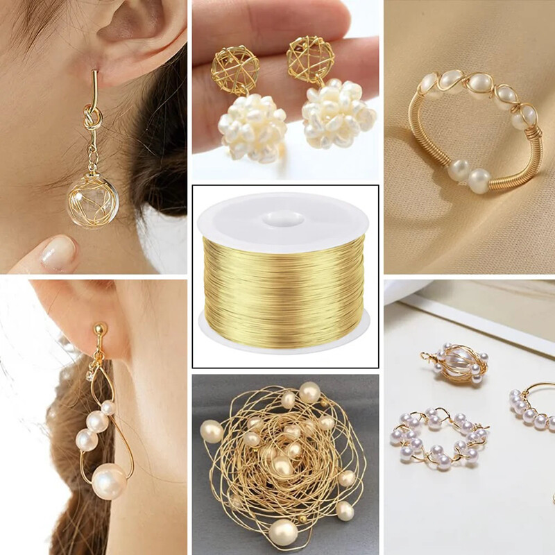 Soft Brass Wire Coppers Wire Wire Making Shape Metal Wire For Jewelry 0.3-5.0mm