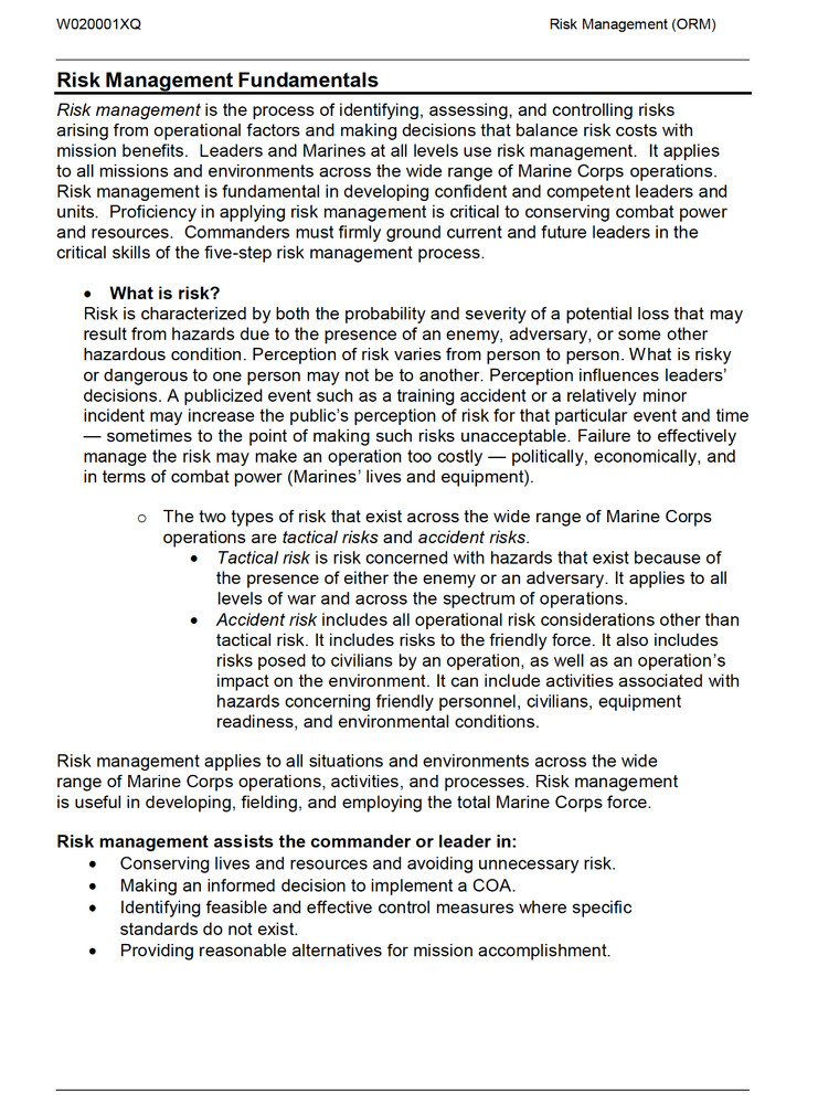 2,301 page USMC Warrant Officer Basic Course Training Materials on Data CD