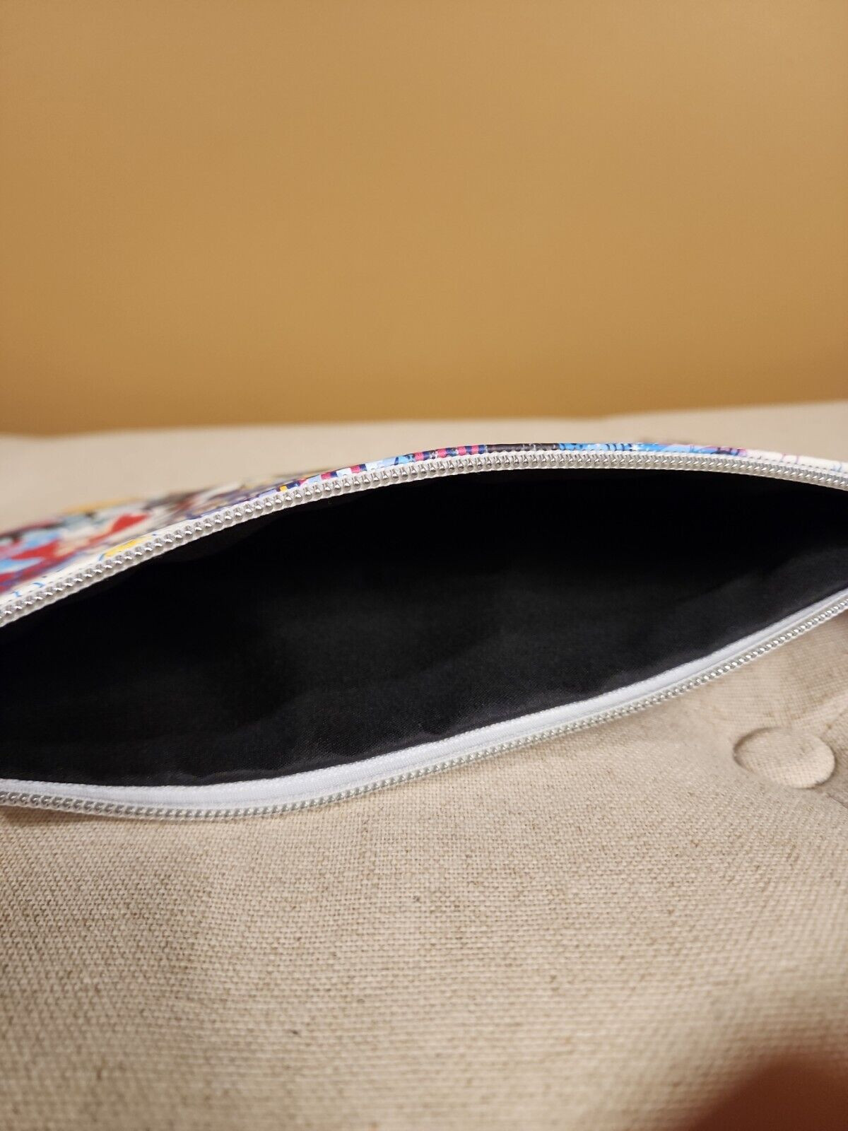 Buckle Down Disney Princess Comic AOP Print Cosmetic Bag Makeup Pouch NEW