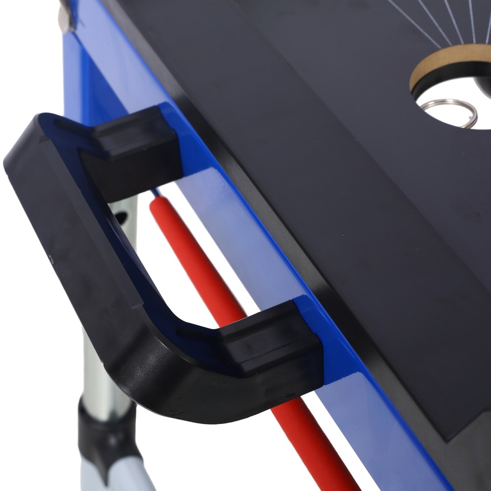 Miter Saw Stand 5-in-1 Portable Workbench Folding Work Table Height Adjustable