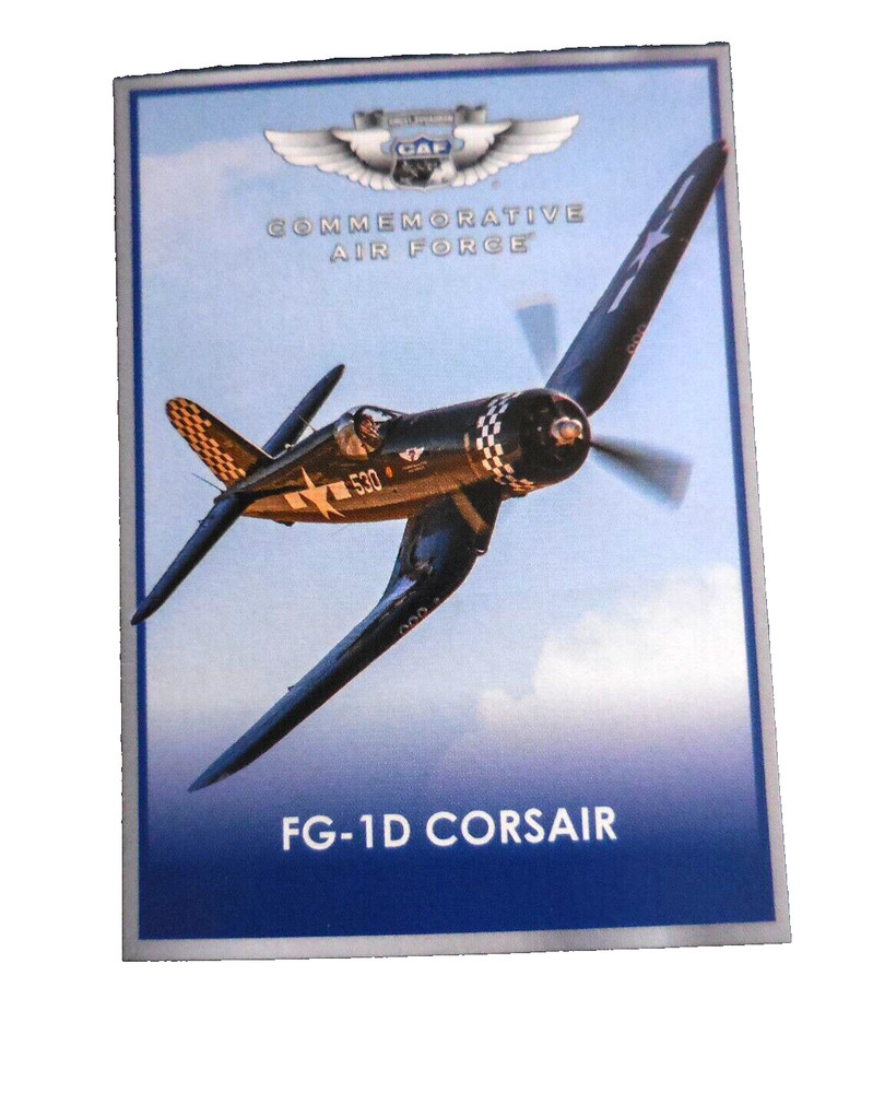 FG-1D Corsair Commemorative Air Force Card