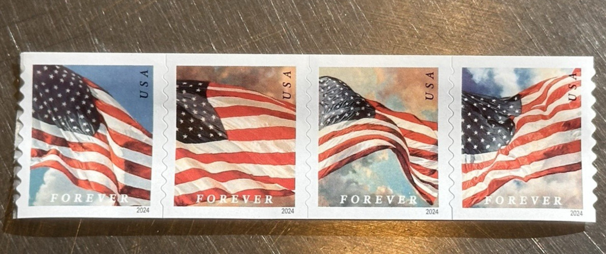 50 US Flag Forever Postage Stamps