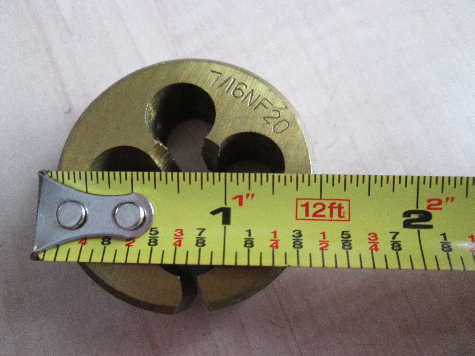 NEW 7/16" 7/16"-20 7/16"-NF20 SAE Die Titanium Nitride Coated HSS Steel #T16HD