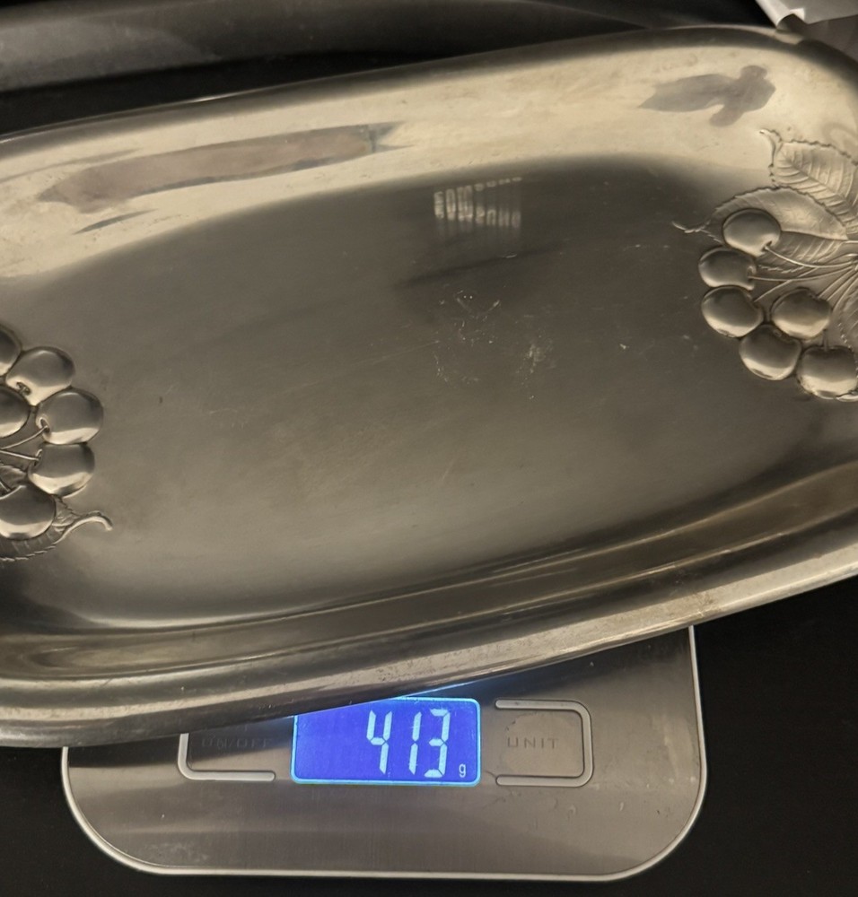 Wallace Sterling Silver Cherry Tray 413gr