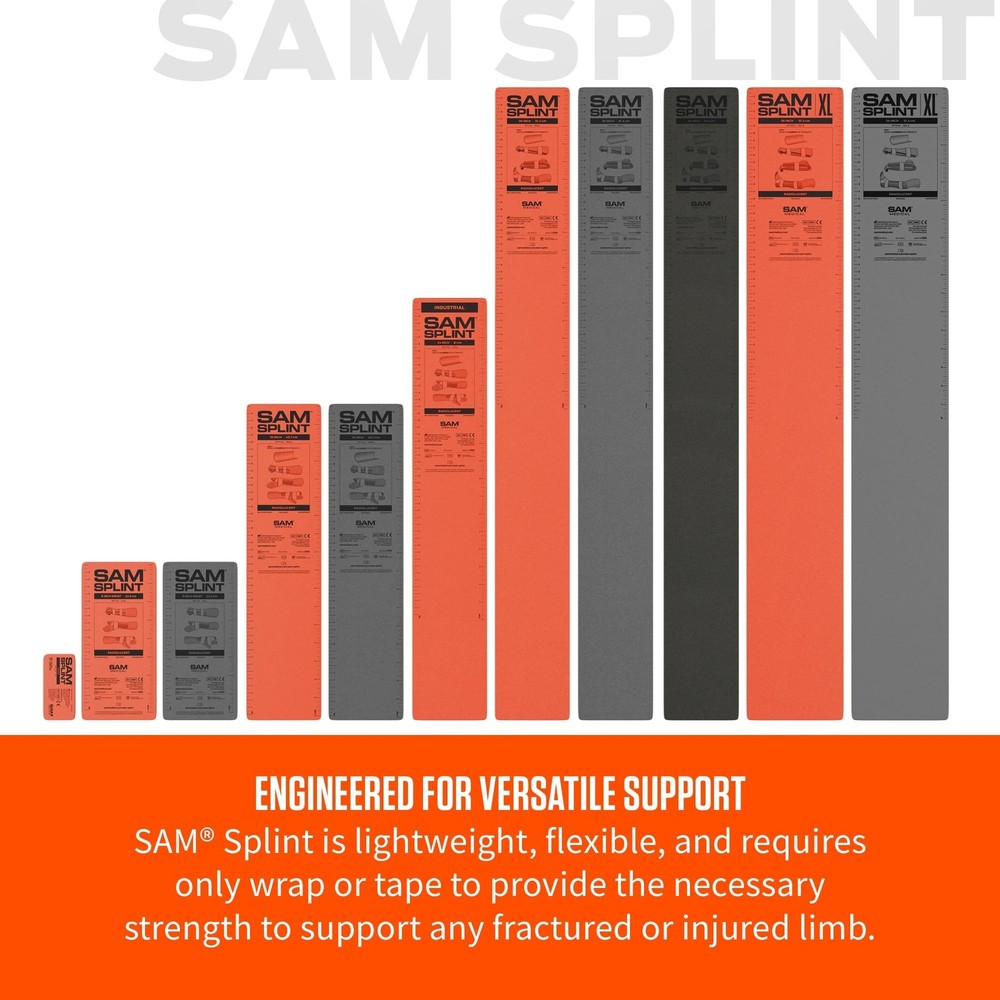 SAM® SPLINT - 9"- CHARCOAL GRAY