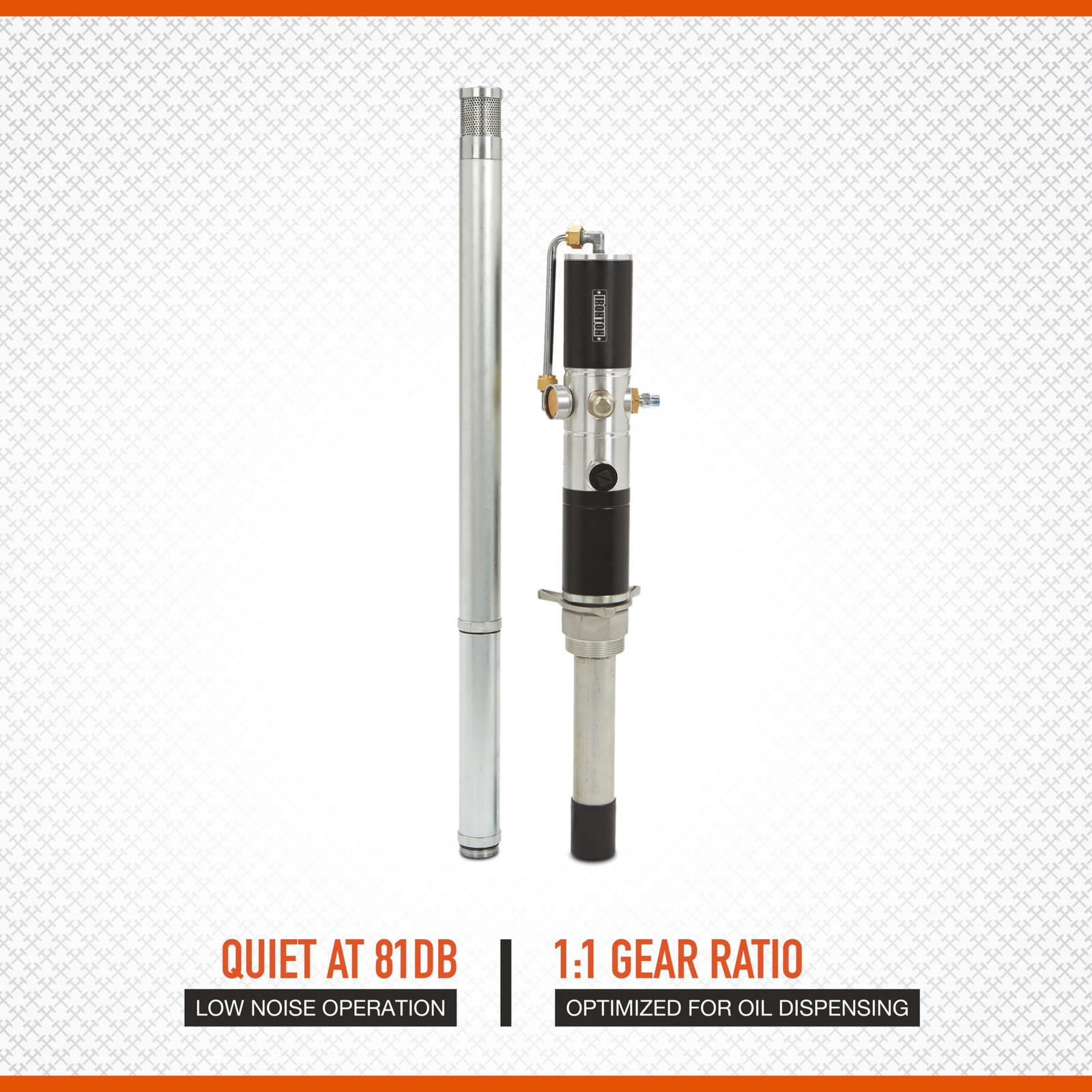 Ironton Air-Operated Oil Transfer Pump 1:1 Ratio 10.58 GPM