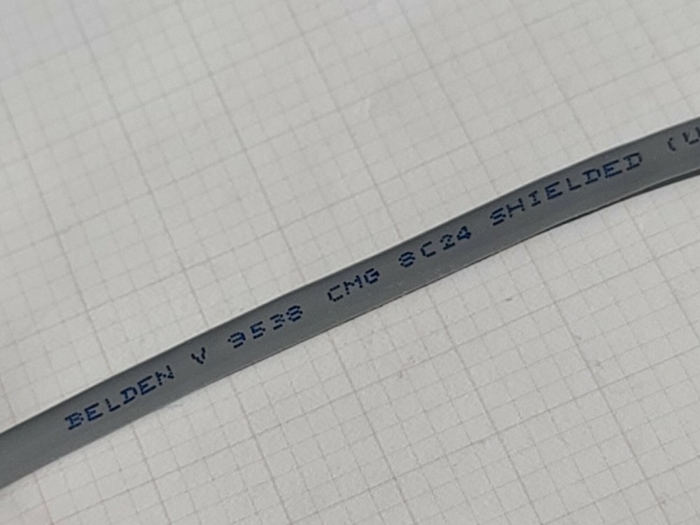 Belden 9538 24/8C EIA RS-232 Shielded Computer/Instrumentation Cable Gray /10ft