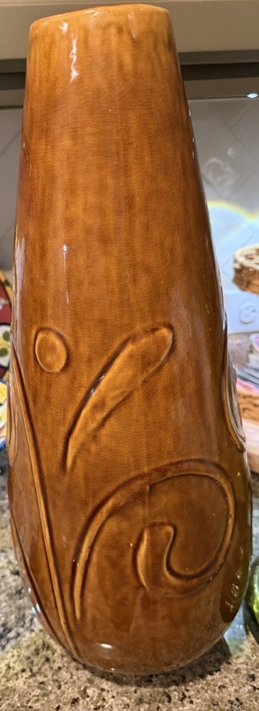 Rust Colored Decorative Vase