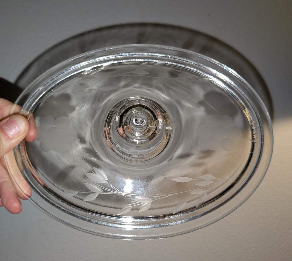 Vintage Pyrex 1926 - 1939 Silverplate Casserole Bowl Dish 032-OR-632-B Early!