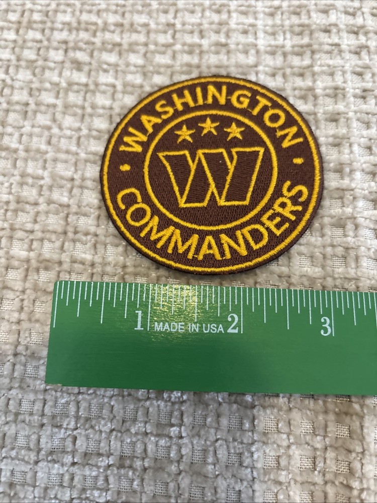Washington Commanders Round 3" Patch Iron on Embroidered