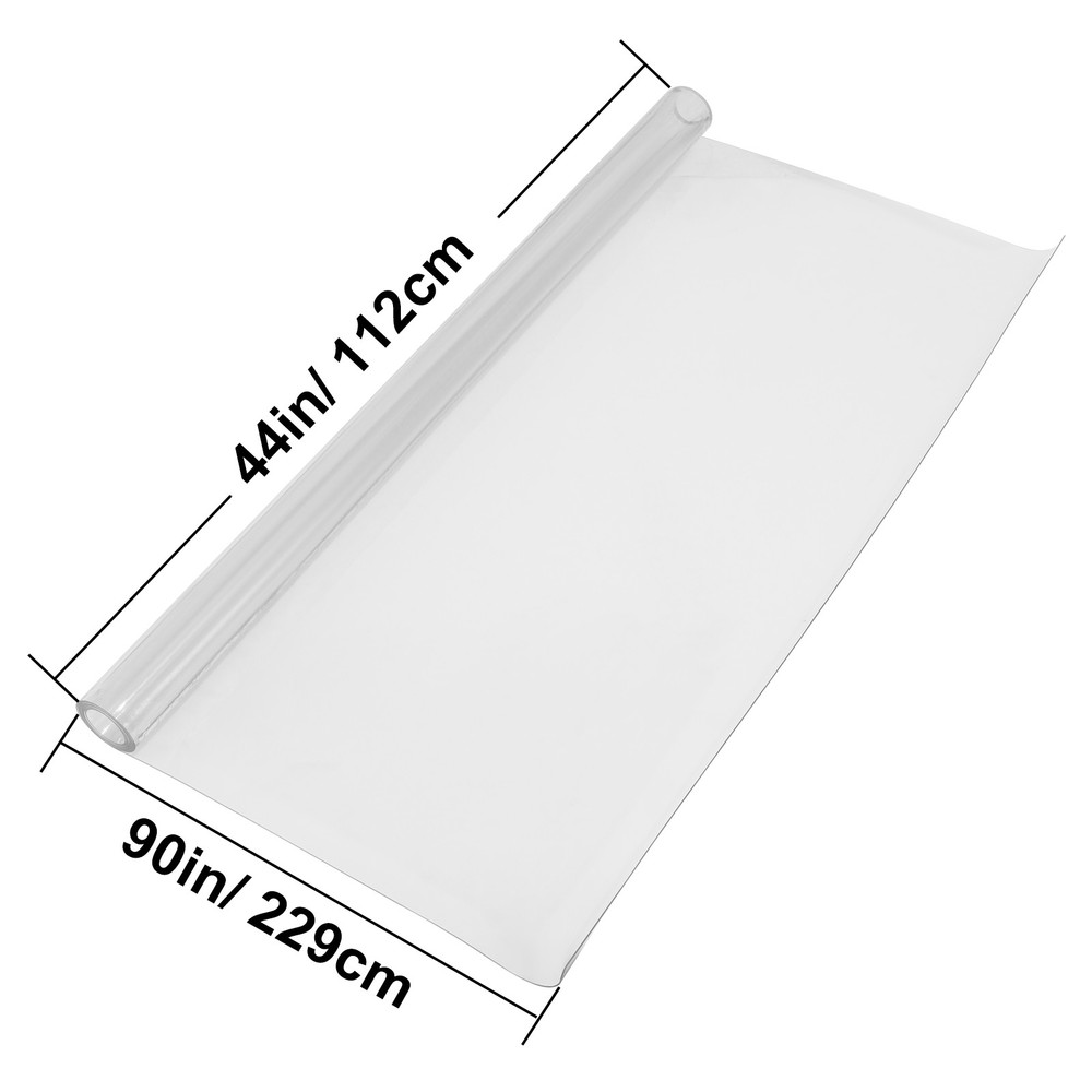 Uimoso 90X44 Inch Table Pad Thick Clear Table Cover Protector Rectangular PVC