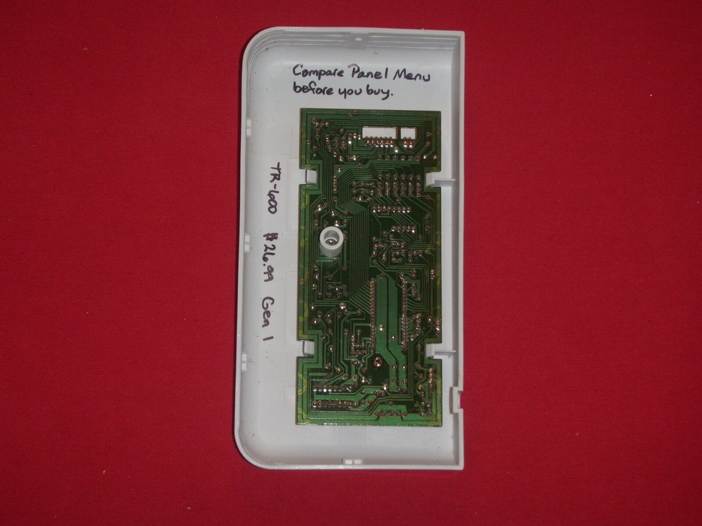 Breadman bread maker machine Control Panel for Model TR-600 Gen 1