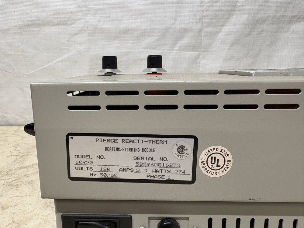 Pierce Reacti-Vap lll model 18935 Heating Stirring Module