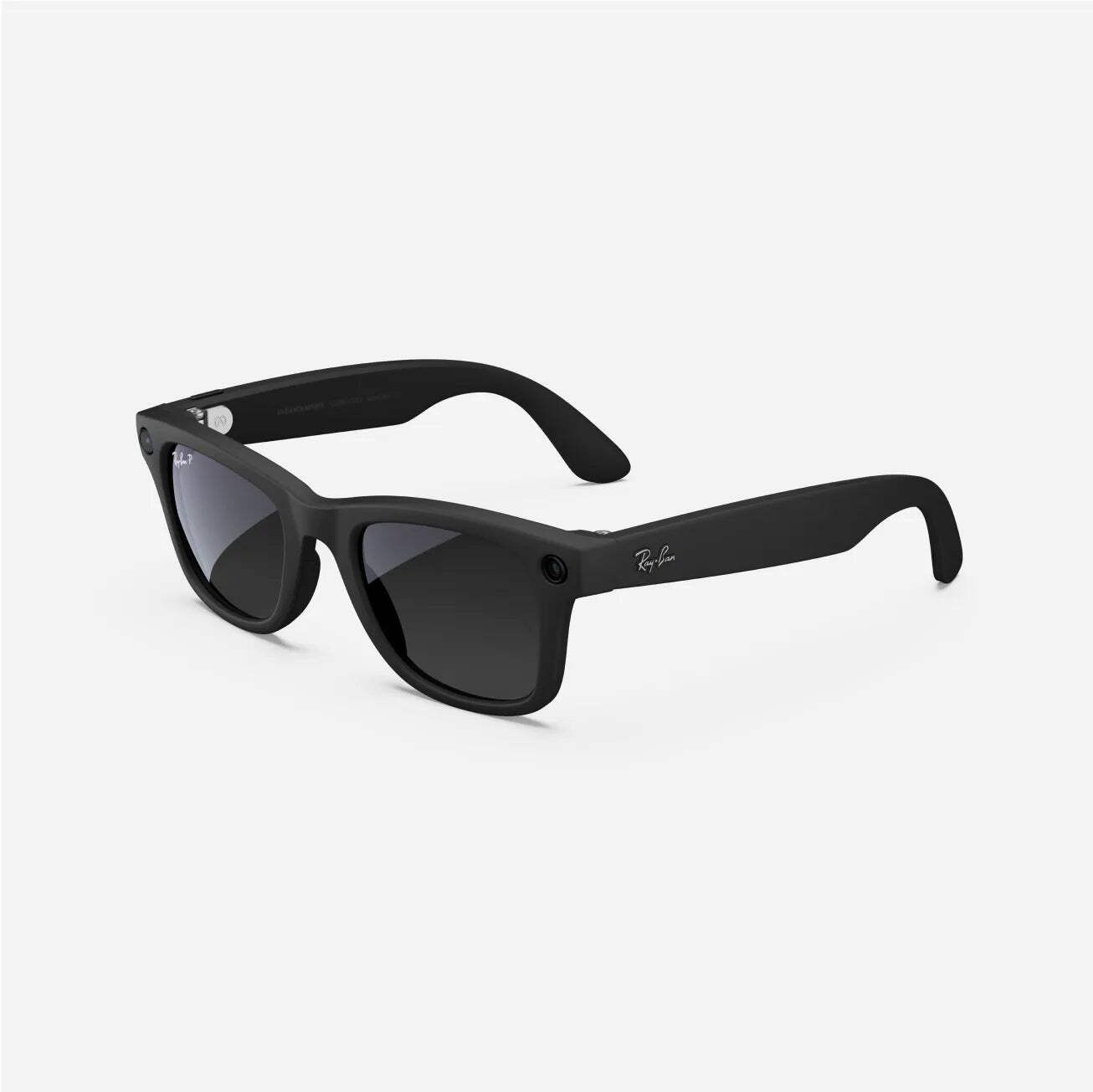 Ray-Ban Meta Wayfarer, (Refurbished), Matte Black / Gradient Graphite Polarized,