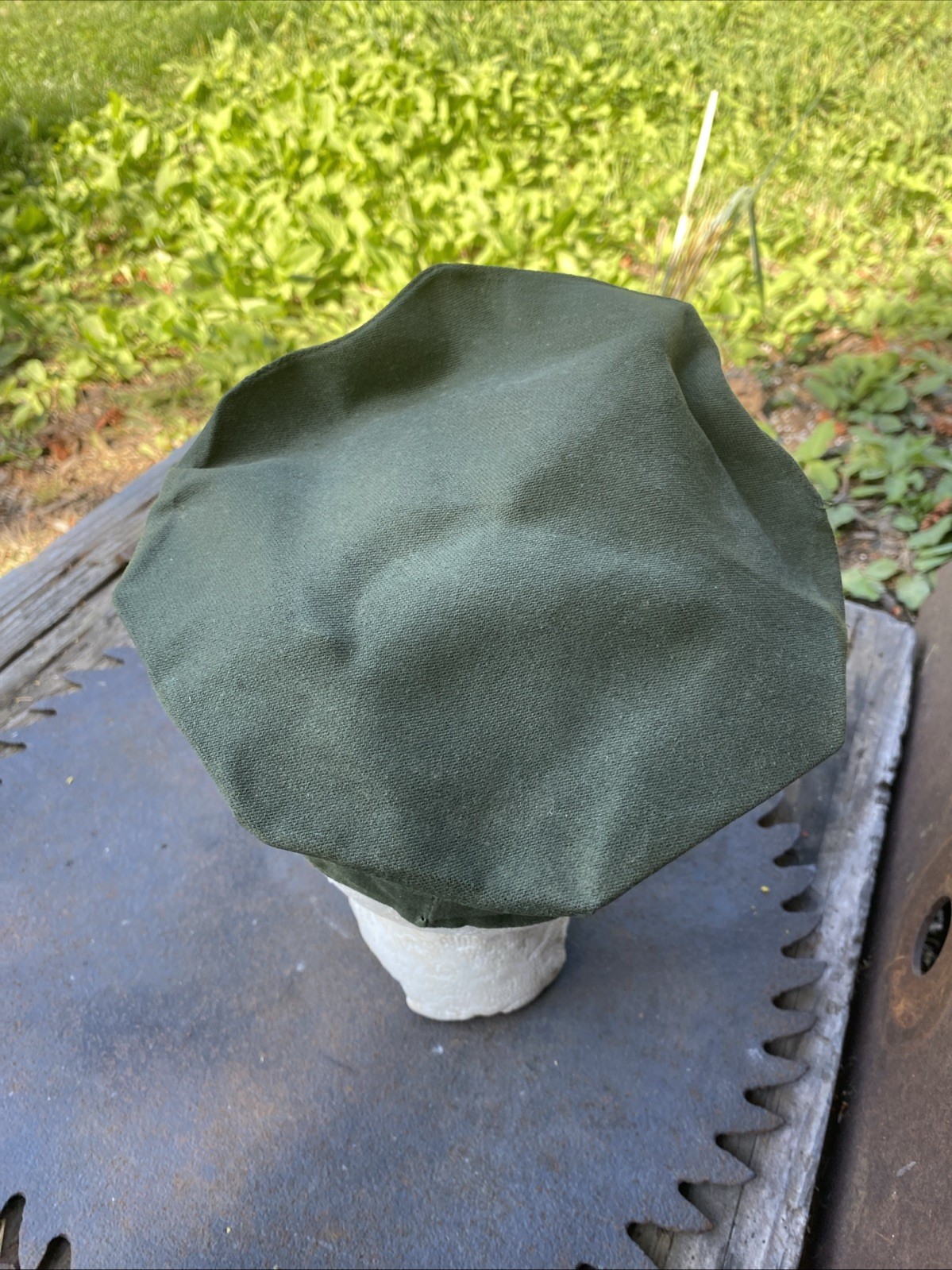 USMC OG-107 Cotton Utility Cap Hat Sateen small NEW