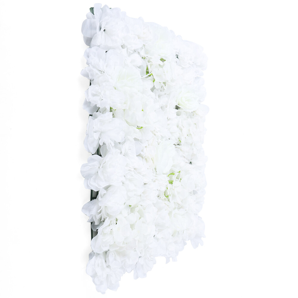 6Pcs Artificial Flower Wall Panel Backdrop Wedding Party Background Venue Decor