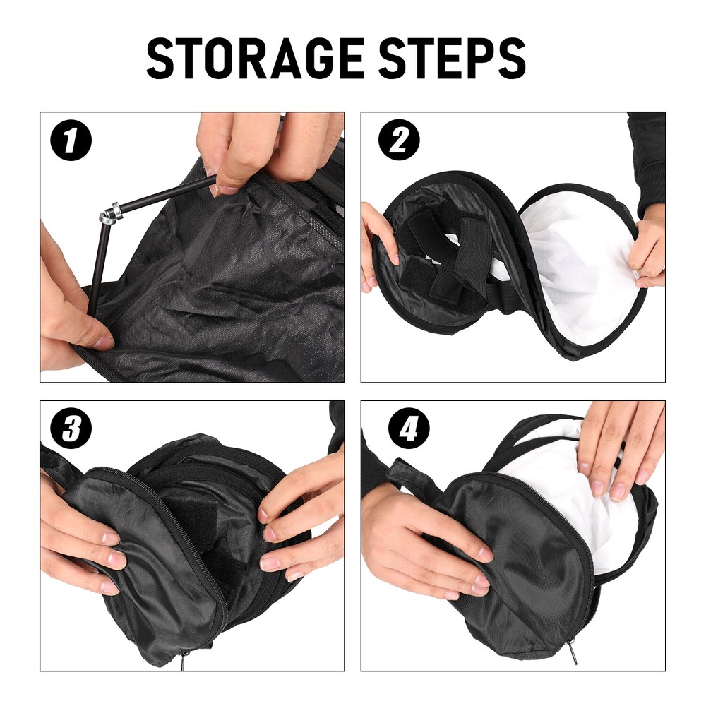 410mm Mini Portable Foldable Flash Diffuser Softbox for Speedlite Soft Filt I2C3