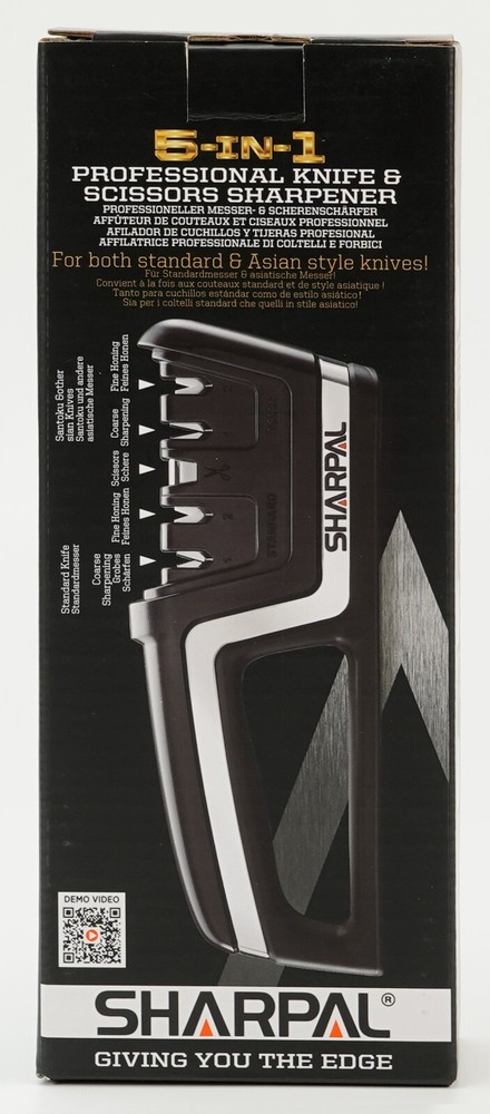 Knife Sharpener 3-5 Stage Pro System Tungsten/Ceramic Kitchen Sharpening Tool