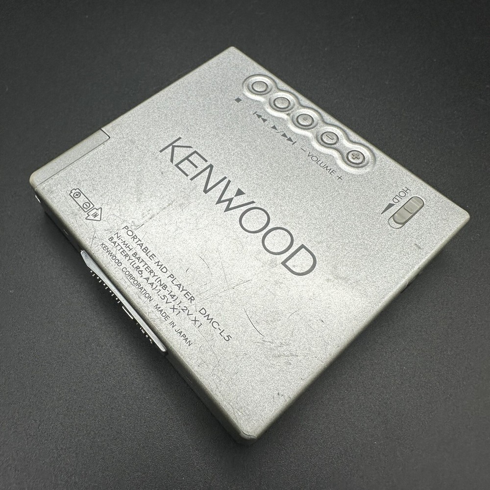 KENWOOD DMC-L5 Portable Minidisc Player MD WALKMAN Tested Working