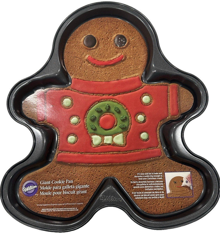 Wilton Giant Cookie Pan Gingerbread Man