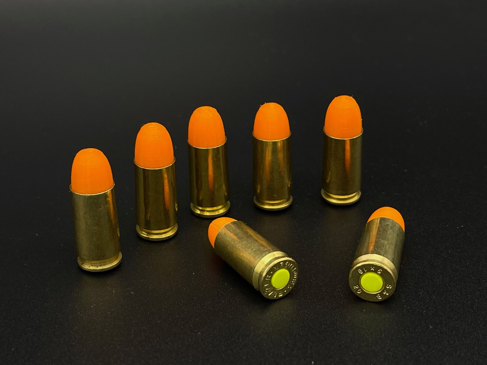 Premium Metal 9mm, Dummy Rounds, Snap Caps for Training **Made in USA!!