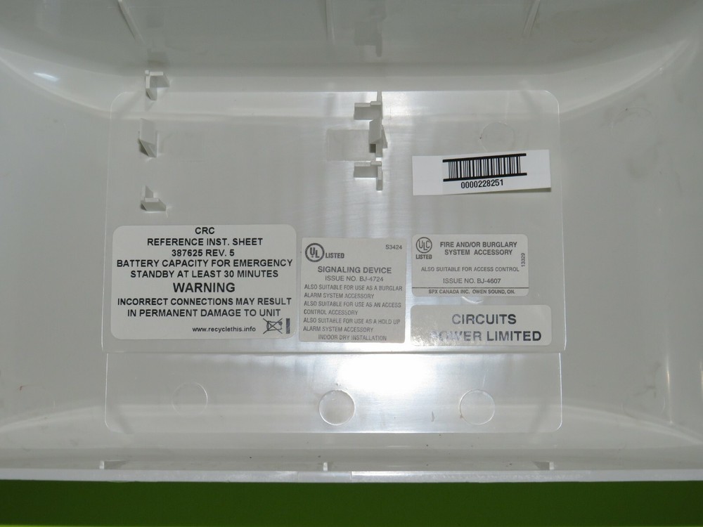 GE EDWARDS EST CRC CARD READER CONTROLLER FIRE ALARM