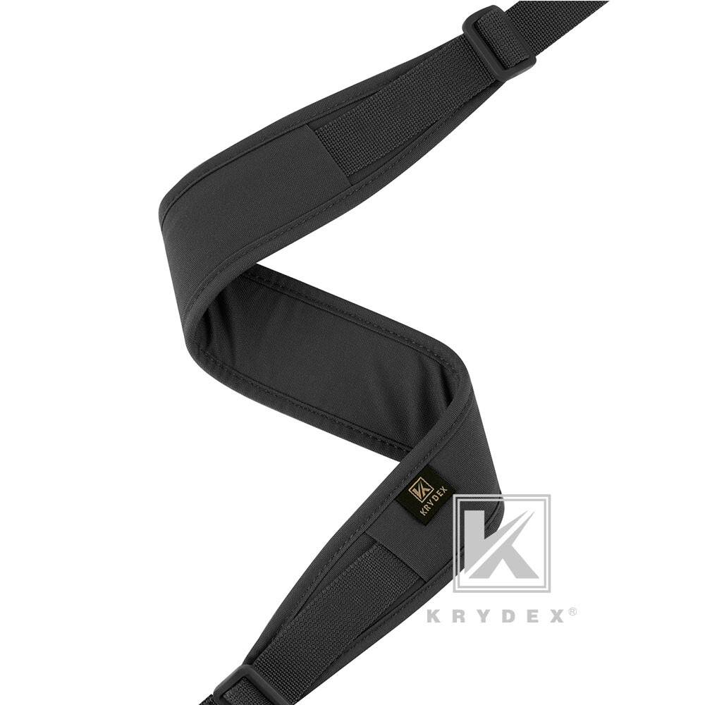 KRYDEX Tactical Sling Strap Modular Slingster Pull Tab 2Point Quick Adjust Black