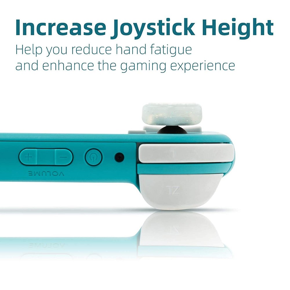 GeekShare Transparent Snow Thumb Grip Cap Nintendo Switch & Lite & Switch Oled