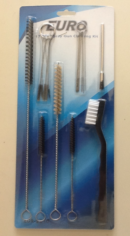 17 Pcs Spray Gun Cleaning Kit