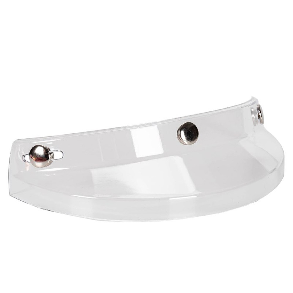 Universal Motorcycle 3 Snap-Button Visor Flip Down Open Face Wind J4I2