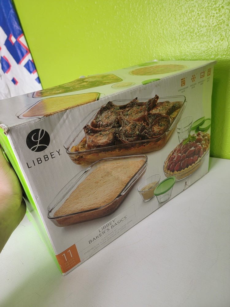 Libbey Baker's Basics 11-Piece Glass Casserole Baking Dish Bake Set