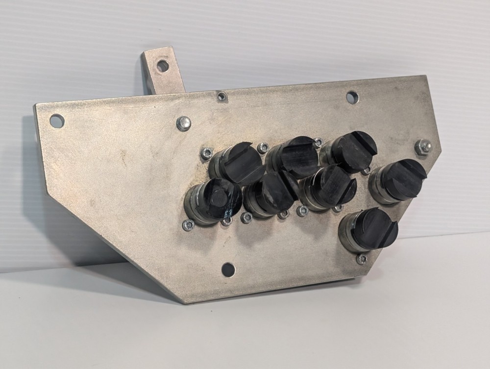 Endplate, 9-roller assembly, Streamfeeder SureFeed Bell Howell Pitney Bowes Bowe