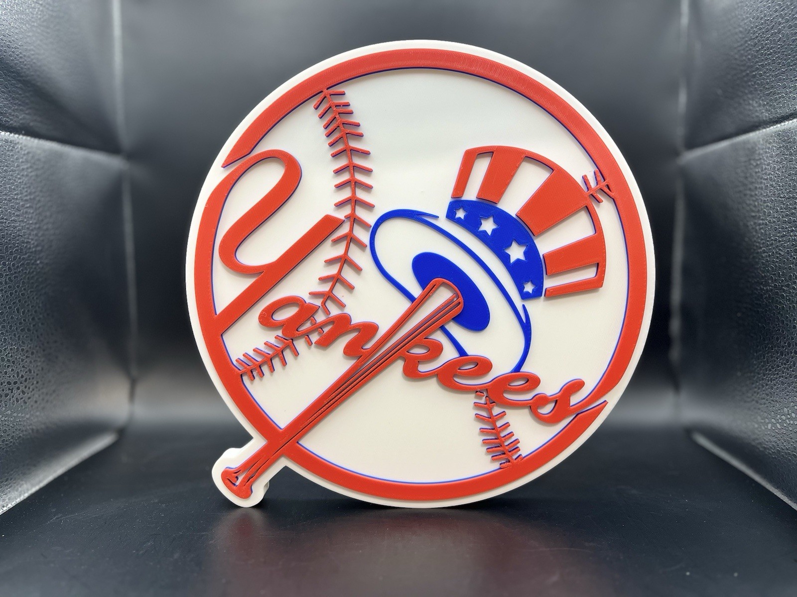 New York Yankees Logo Sign Display | 3D Wall Desk Shelf Art