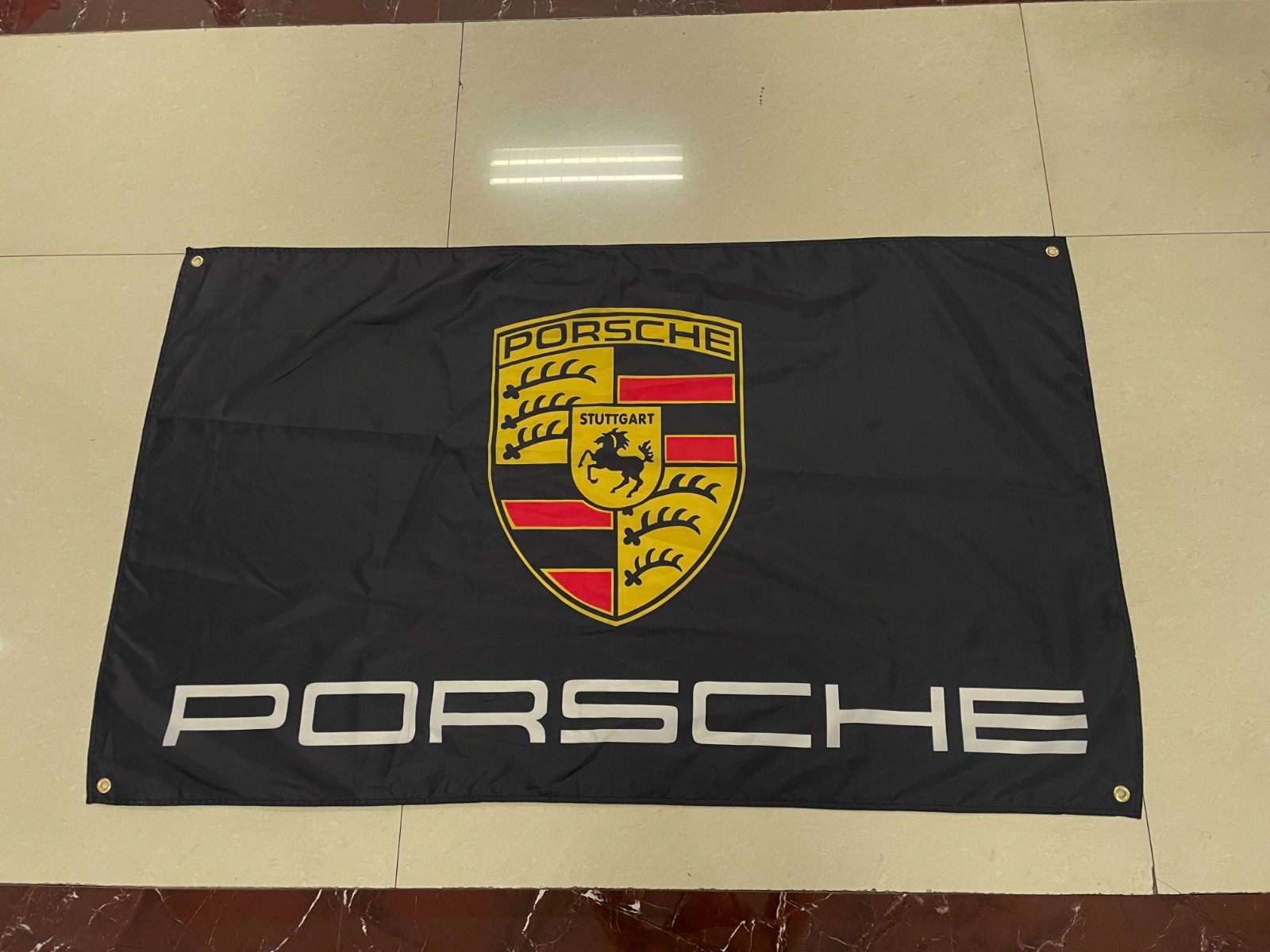 911 Garage Banner Motorsport Turbo S Car Flag 3x5 ft Taycan Cayenne Automotive