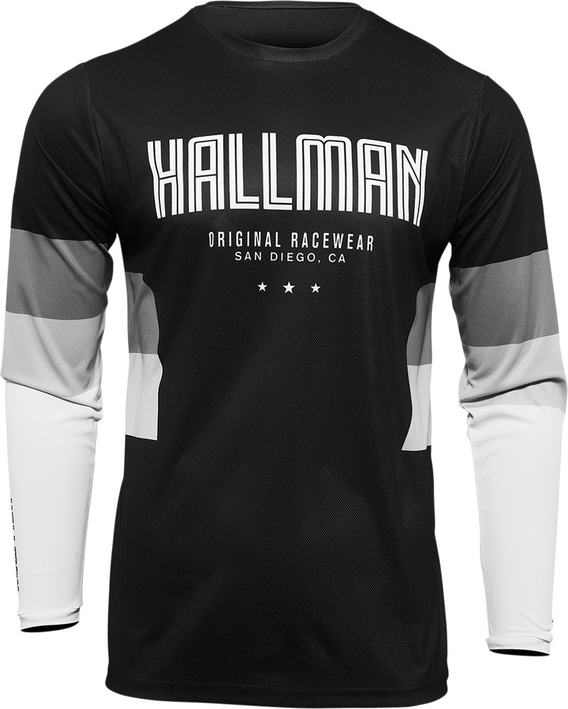 Thor Hallman Differ Draft MX Gear Set / Pant Combo Black/White Large / 34