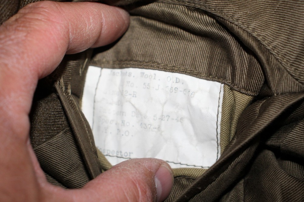 Original Early Post WW2 U.S. AAF Training Cmd. & 8th Army Patched Medic's Jacket