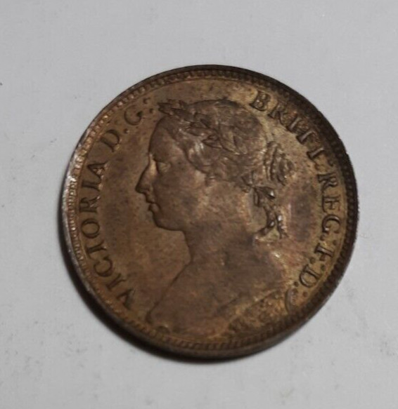 GREAT BRITAIN 1894 FARTHING UNC CONDITION