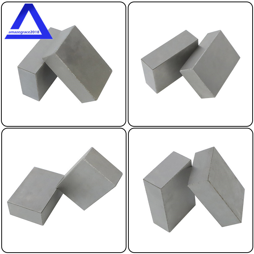 1-2-3 123 BLOCKS NO HOLES MATCHED PAIR ULTRA PRECISION .0001" MACHINIST JIG