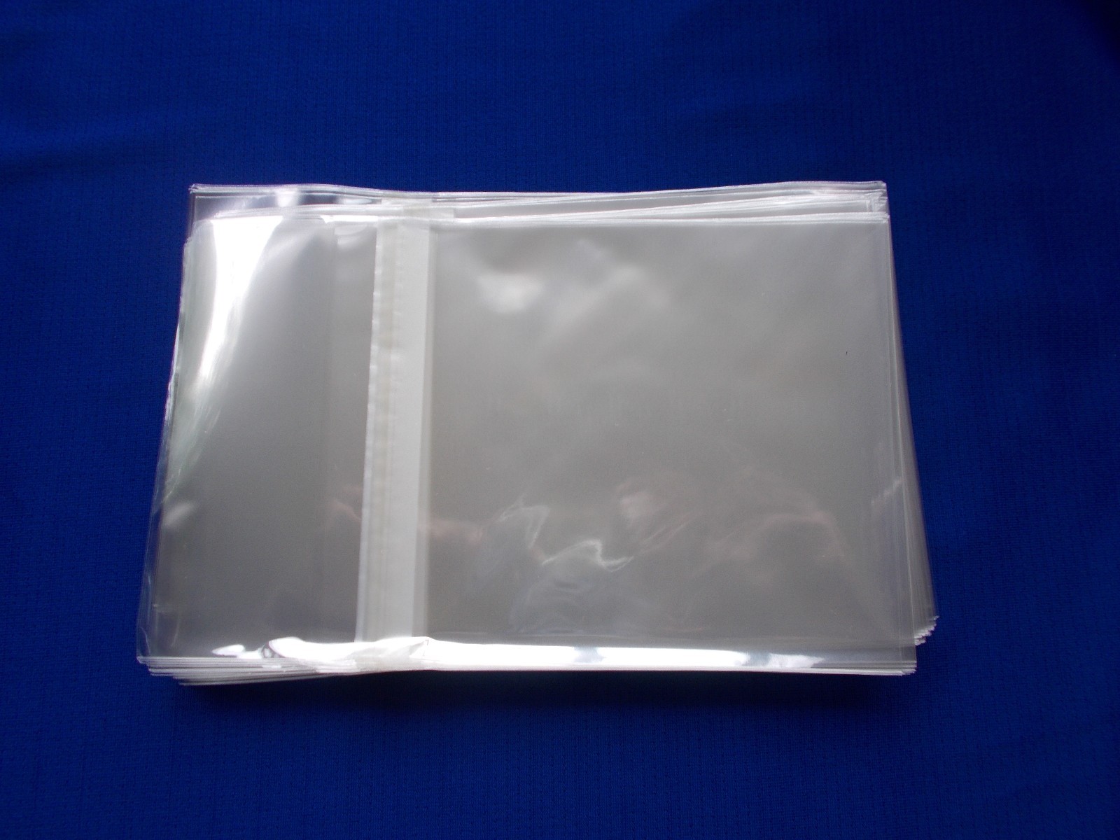 200 4 5/8 x 5 3/4 Clear (A2+) Card Resealable Cello Sleeves Cellophane Bag/seal