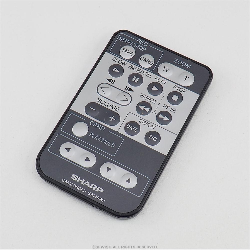 ORIGINAL/OEM SHARP GA149WJ Remote Control for Camcorder