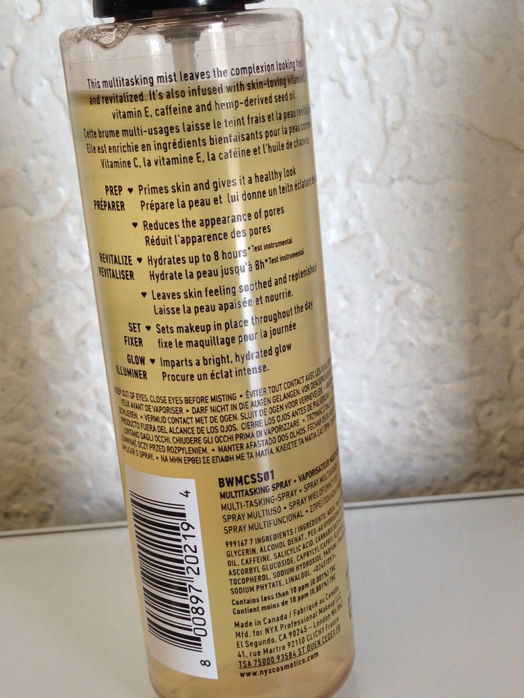 NYX Professional Makeup Bare With Me Multitasking Primer & Setting Spray -3 Pack
