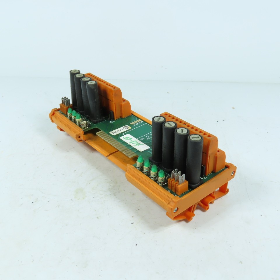Weidmuller 91303.0 8-Position Fuse Interface Board Module 24VDC/120VAC