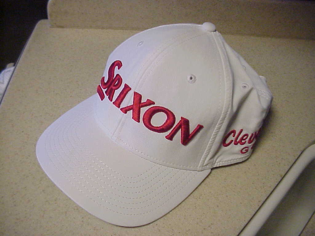 New -SRIXON Cleveland Golf CAP - White - Size Adjustable