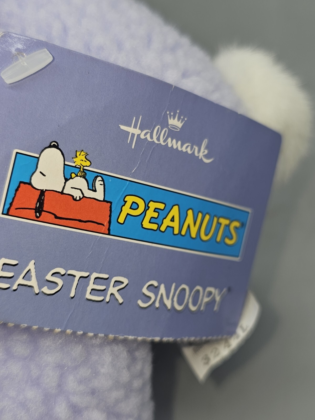 Hallmark Snoopy Purple Easter Rabbit Bunny 12" Plush Soft Toy Stuffed Animal